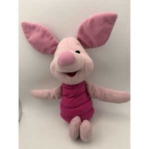 Piglet Plush Disney Mattel Stuffed Animal 11" Toy Pink Pig Winnie The Pooh